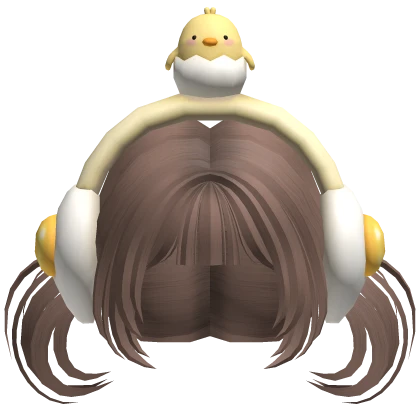 Fried Egg Headphones Pigtails 🍳