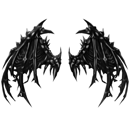 Onyx Tarnished Dragon Wings