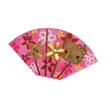 Gyaru Kitty Fan Clip