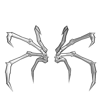 Spider Legs Cartoony White