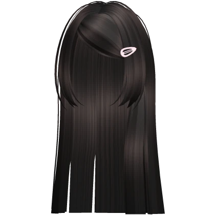 🤍 long protagonist swept scene hair dark brown