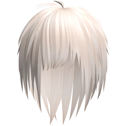 long emo messy anime boy hair in blonde