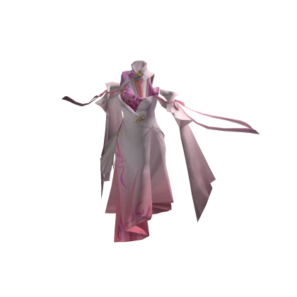 ✨Ethereal Blossom flowing sleeves Hanfu Gown-Pink