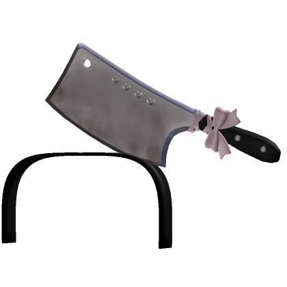 cute cleaver knife headband prop