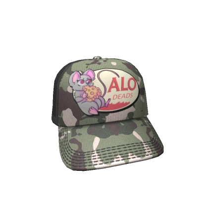 Green Camo Alo Deads V2 Trucker Cap