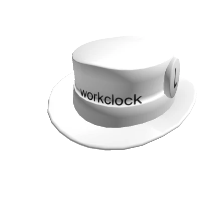 Work Clock Top Hat