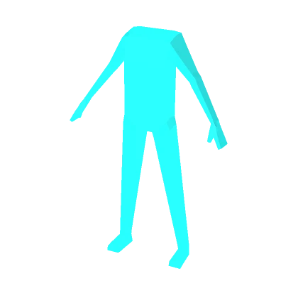 Cyan Glowing Avatar