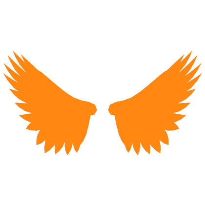 Orange Glowing Wings