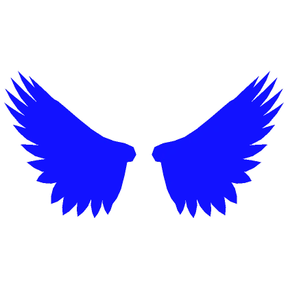 Blue Glowing Wings