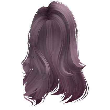 Paradise Side Swept Hairstyle in Purple Pink