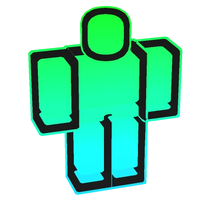 (1.0) Gradient Double Outline Full Avatar Green