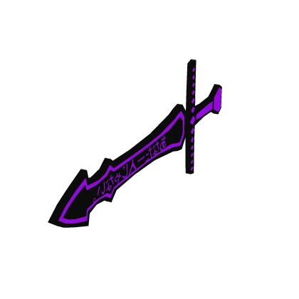 Sword Dual Color Purple [Hand]