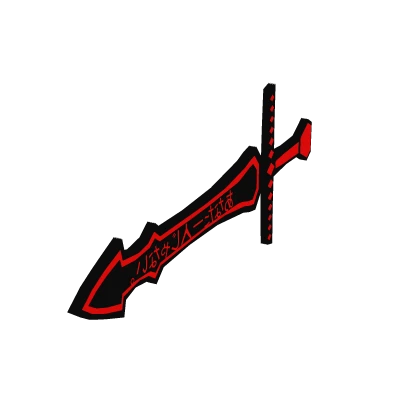 Sword Dual Color Red [Hand]