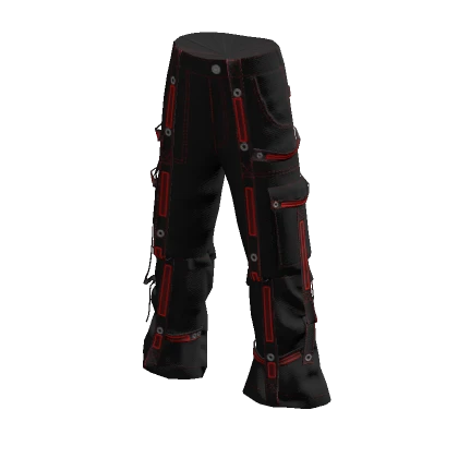 Red Rave Pants