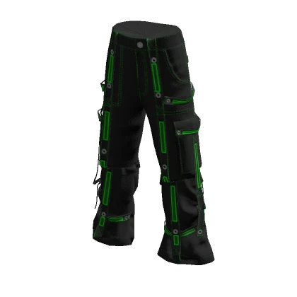 Green Rave Pants