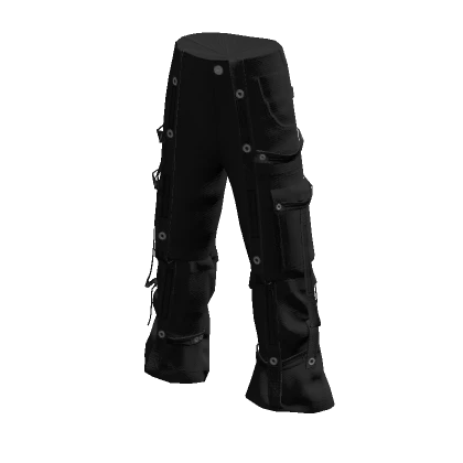 Black Rave Pants