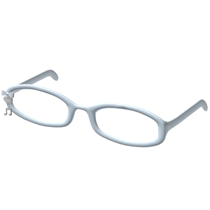 ♡ blue pastel kawaii music charm glasses 