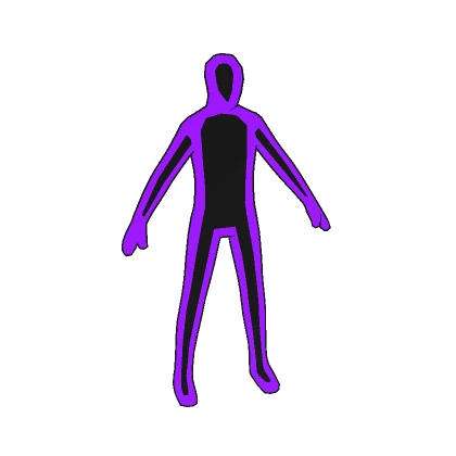 Purple Black Double Outline Full Avatar (+ Head)