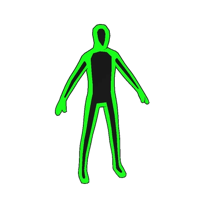 Green Double Outline Full Avatar (+ Head)