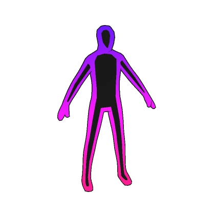 Purple Gradient Double Outline Full Avatar (+Head)