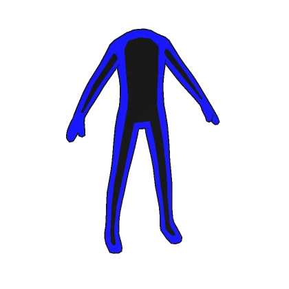 Blue Black Double Outline Avatar