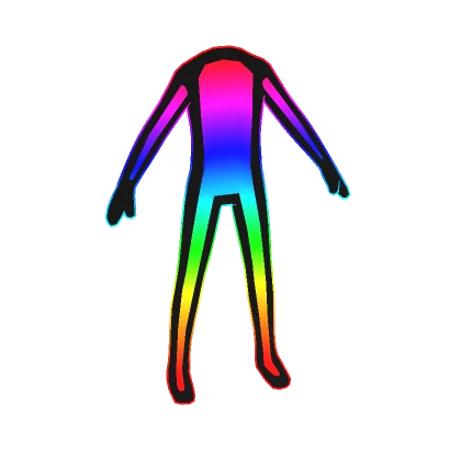 Rainbow Double Outline Avatar