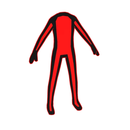 Black Red Double Outline Avatar