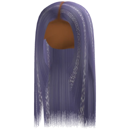 Buss Down Layered Bang [Lavender Cheetah Print]
