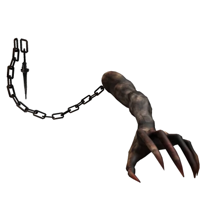 Horror Rusty Chains w Zombie Arm Pet