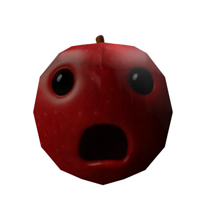 Silly Freaky Cute Niche Apple AI Fruit Head Mask