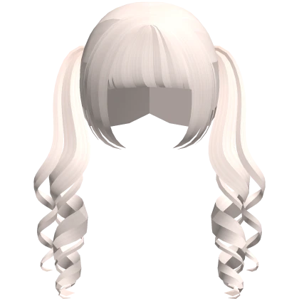 ♡ : blonde curly dolly hime pigtails