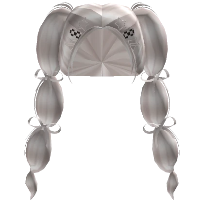 White Y2k  Bubble Clips Hair