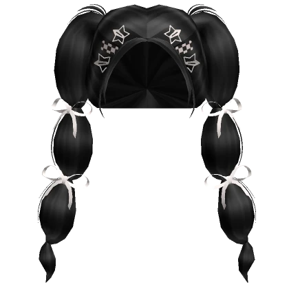 Black Y2k  Bubble Clips Hair