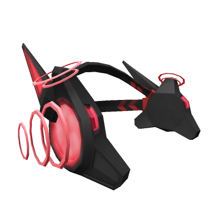 Red - Neon Headphones