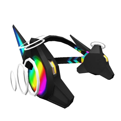 RGB Rainbow Gamer - Neon Headphones