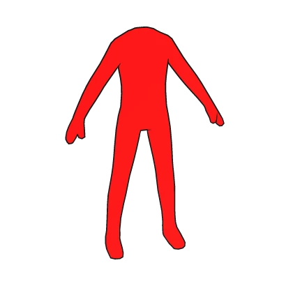 Red Avatar Outline