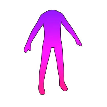 Gradient Avatar Outline Purple