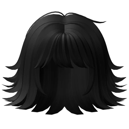 Short Layered Anime Bob in Black