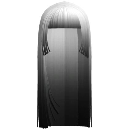 ☆ goth y2k emo vampire hime cut white to black