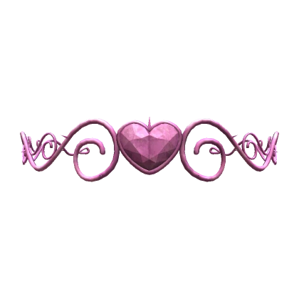 Pink Heart of Thorns Crown