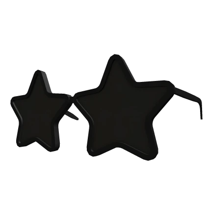 Black Stars Glasses