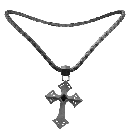 Y2K Silver Cross Necklace [3.0]