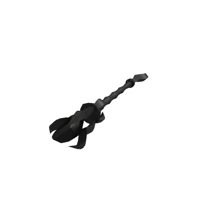 Holdable Crystal Staff - Black