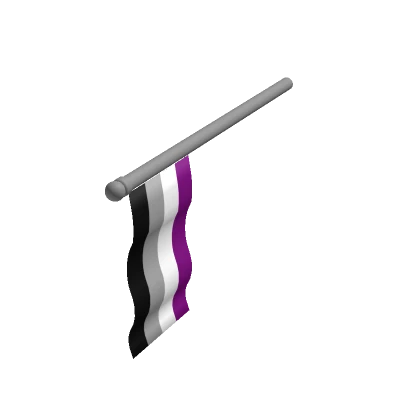 Holdable Asexual Pride Flag