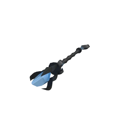 Holdable Crystal Staff - Blue