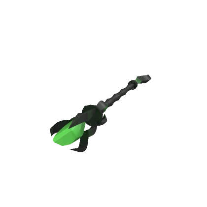 Holdable Crystal Staff - Green