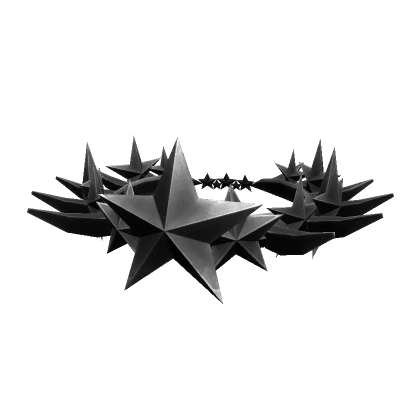 Black Spiky Star Crown