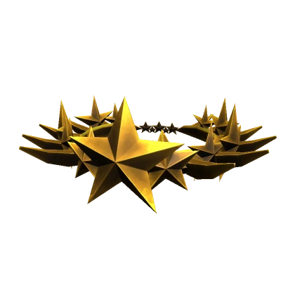 Gold Spiky Star Crown