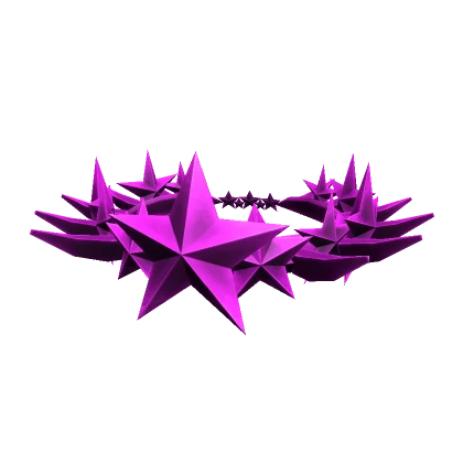 Pink Spiky Star Crown