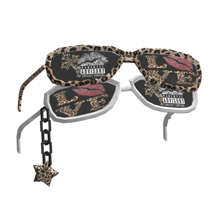 y2k streetwear love sunglasses v1